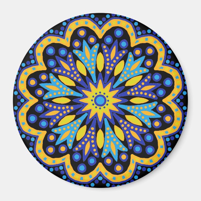 Magnet de carreaux marocain (Devant)