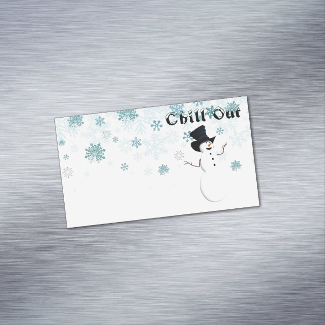 Magnet de carte de visite Chill Out (In Situ)