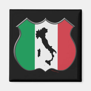 Magnet de carte du Bouclier Italie