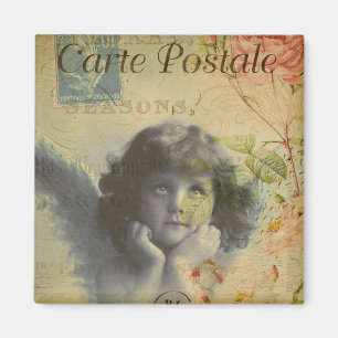 Magnet de carte postale française