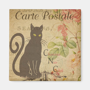 Magnet de carte postale française