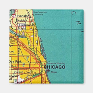 Magnet de cartes de Chicago