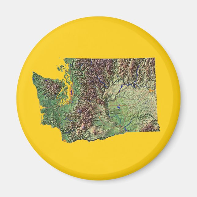 Magnet de cartes Washington (Devant)