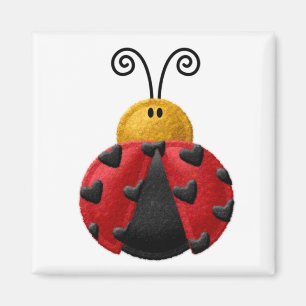 Magnet de casier de COCCINELLES, réfrigérateur