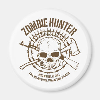 Magnet de chasseur de zombie