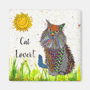 Magnet de chat 2 pouces