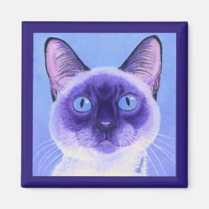 Magnet de chat de Siamese