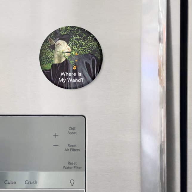 Magnet de chèvre de l'Assistant Halloween (In situ (réfrigérateur))
