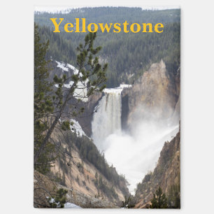 Magnet de chute d'eau du parc national Yellowstone