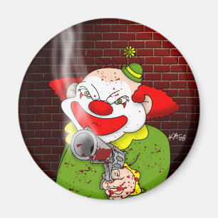 Magnet de clown tueur