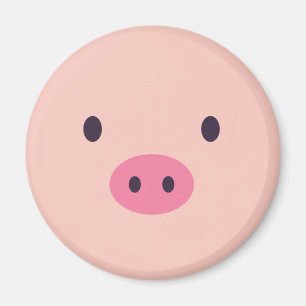 Magnet de cochon mignon