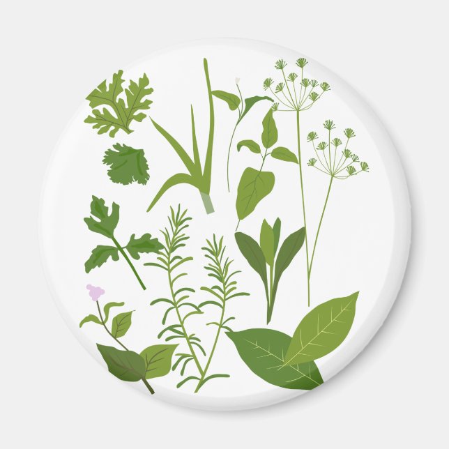 Magnet de collection d'herbes (Devant)