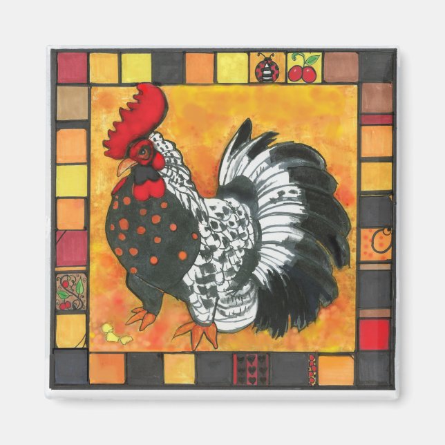 Magnet de coq (Devant)