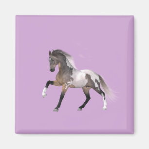 Magnet de course du cheval de peinture