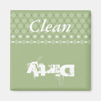 Magnet de cuisine propre et sale