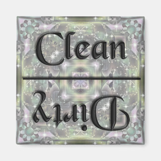 Magnet de cuisine propre et sale