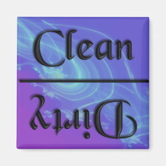 Magnet de cuisine propre et sale