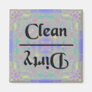 Magnet de cuisine propre et sale