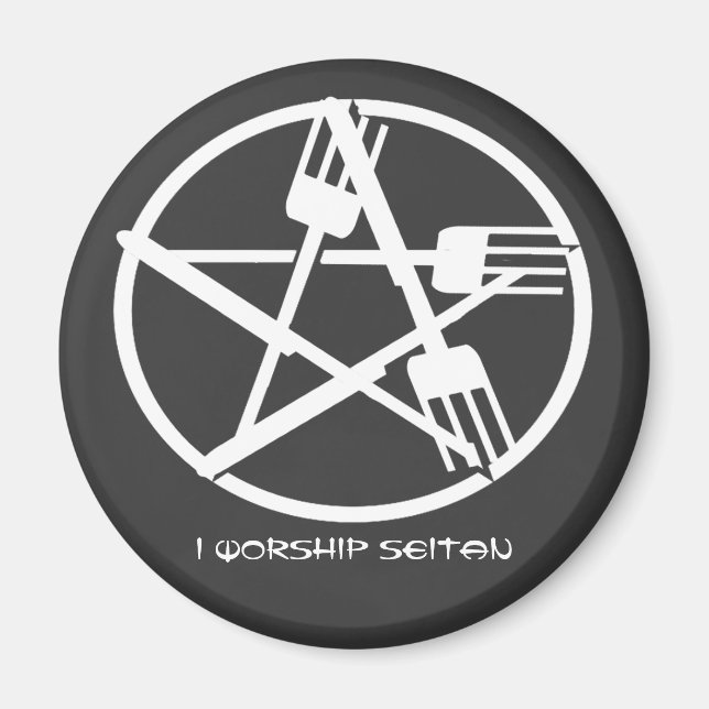 Magnet de culte de Seitan (Devant)