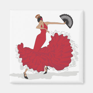 Magnet de danse flamenco