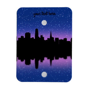 Magnet de dessin Skyline San Francisco #1