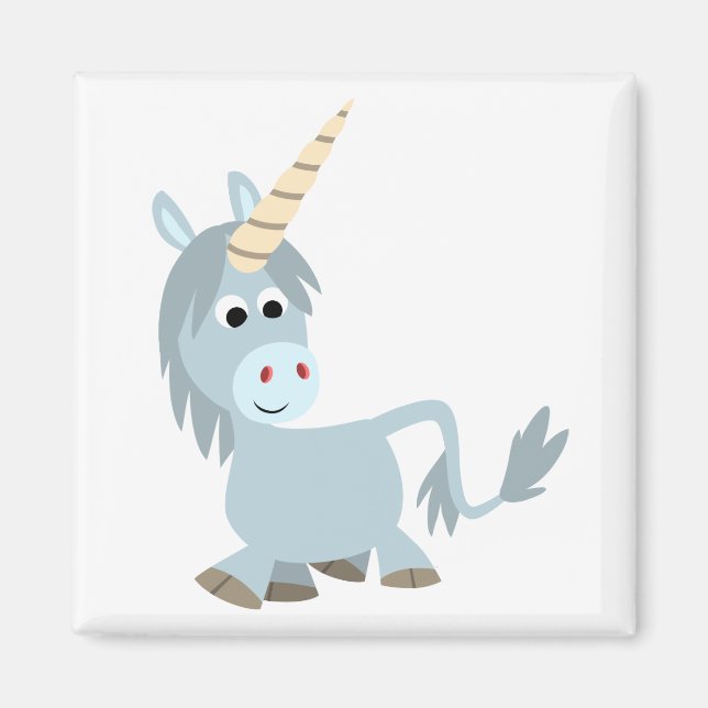 Magnet de dessin sympa Unicorn (Devant)