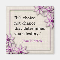 Magnet de devis inspirant les choix