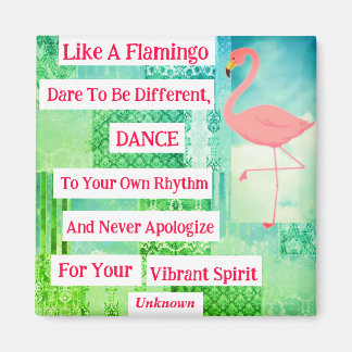 Magnet de devis Inspiration Flamant rose