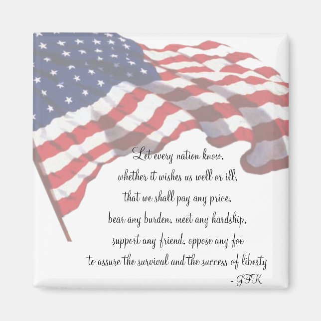 Magnet de devis JFK KRW (Devant)