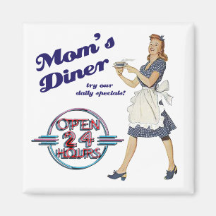 Magnet de dîner de maman