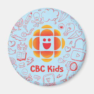 Magnet de doodle pour enfants de Radio-Canada