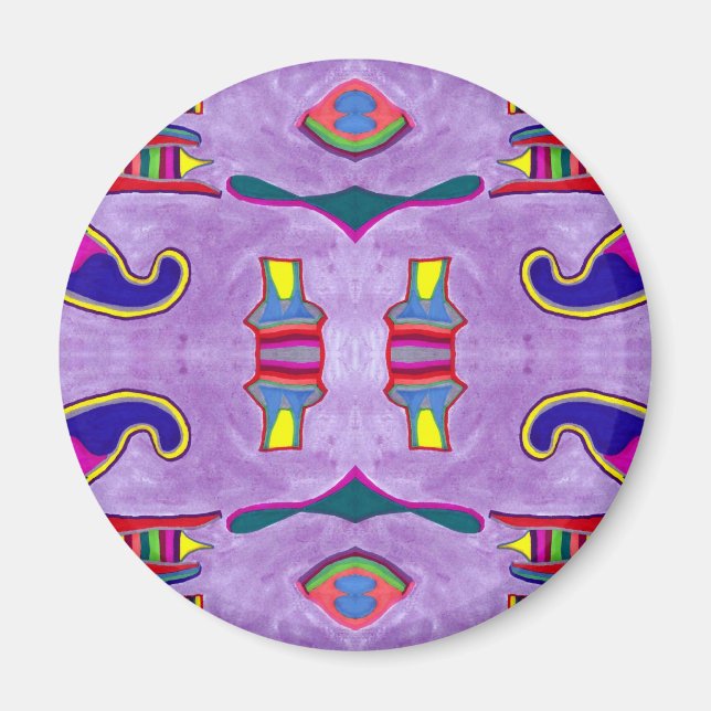 Magnet de dragon violet (Devant)