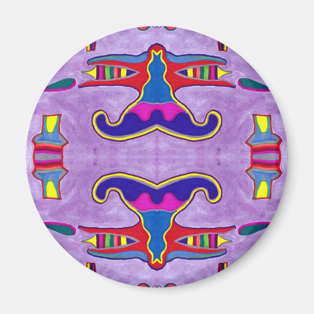 Magnet de dragon violet (Devant)