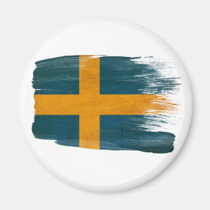 Magnet de drapeau de la Suède