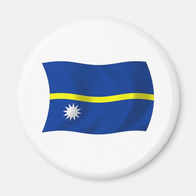 Magnet de drapeau de Nauru (Devant)