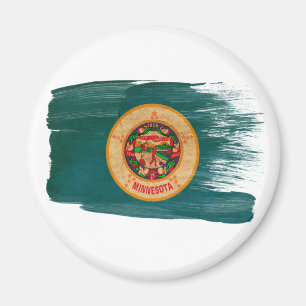 Magnet de drapeau du Minnesota