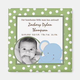 Magnet de Faire-part d'aventure Safari de 2 po x 2