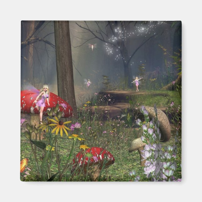 Magnet de fées forestières (Devant)