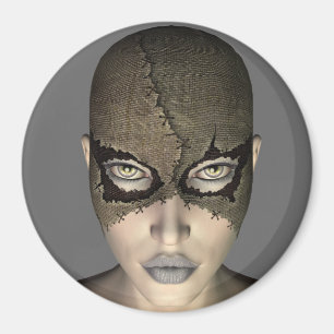 Magnet de femmes masquées