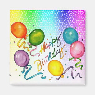 Magnet de fête d'anniversaire