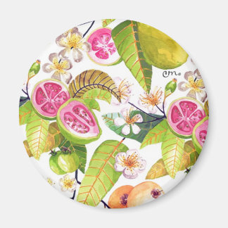 Magnet de fleurs de goyaves