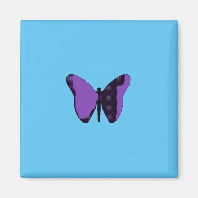 Magnet de frigidaire papillon (Devant)