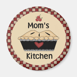 Magnet de frigo de cuisine de maman