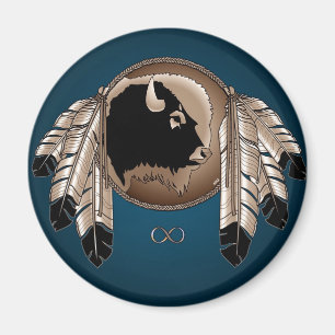 Magnet de frigo des Premières nations Art autochto