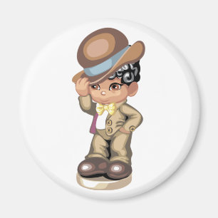 Magnet de garçons afro-américains