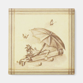 Magnet de golf vintage