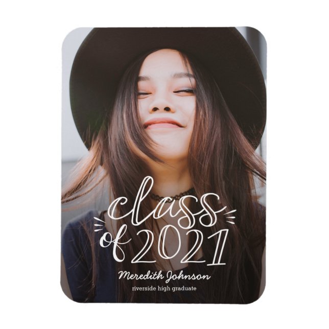 Magnet de graduation de script amusant (Vertical)
