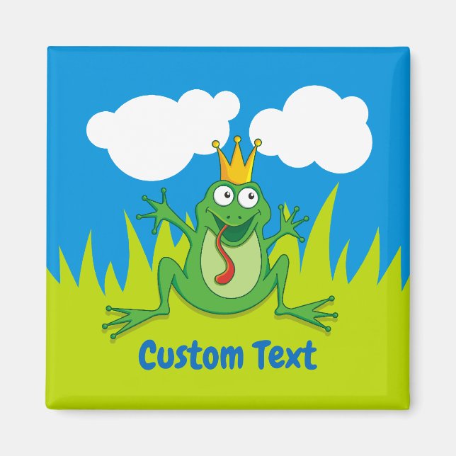 Magnet de grenouille Prince (Devant)