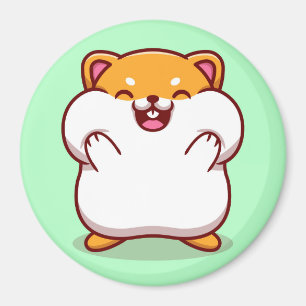 Magnet de hamster mou