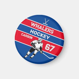 Magnet de hockey personnalisé